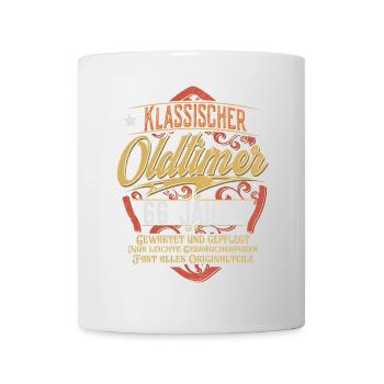 66. Geburtstag Oldtimer - Tasse - Weiß - Vorne
