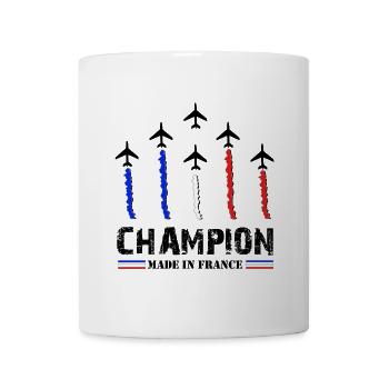Champion Made In France, Pilotes Français - Mug blanc - blanc - Devant
