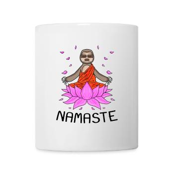 Yoga Namaste Sloth - Mug - white - Front