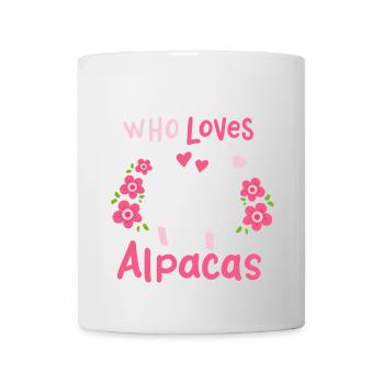 Alpakas Alpaka-Liebhaber - Tasse - Weiß - Vorne