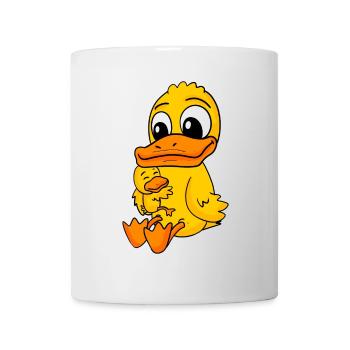 Canard famille - Canard avec bébé - Canard - Mug blanc - blanc - Devant