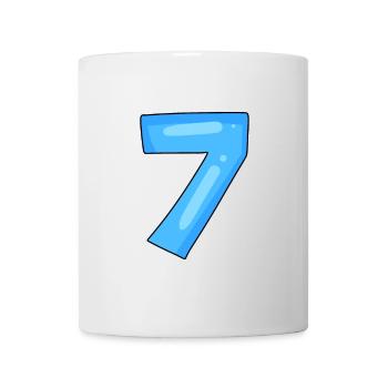 Numéro 7 - Mug blanc - blanc - Devant