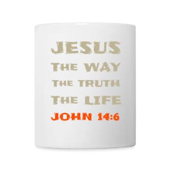 Jesus Way Truth Life John 14:6 - Mug - white - Front