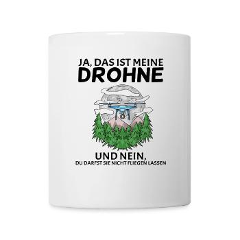 Drone Drohne Drohnen - Tasse - Weiß - Vorne