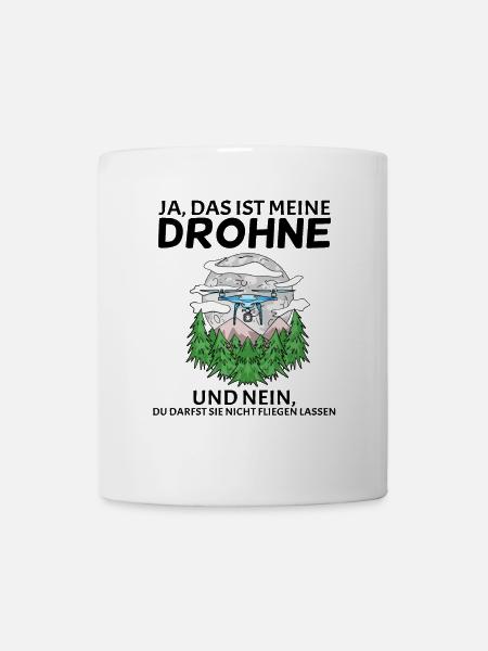 Drone Drohne Drohnen - Tasse - Weiß