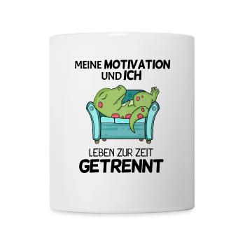 Keine Motivation - Tasse - Weiß - Vorne
