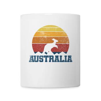 Australien Känguru - Tasse - Weiß - Vorne