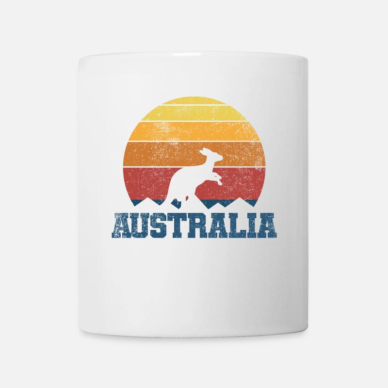 Australien Känguru - Tasse - Weiß