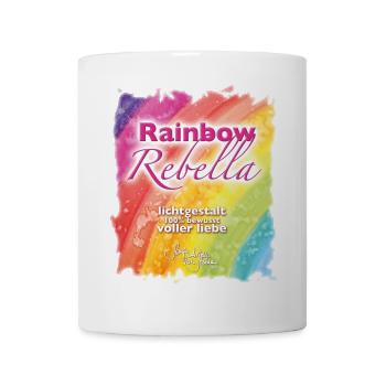 Rainbow Rebella - Sonja Ariel von Staden - Tasse - Weiß - Vorne