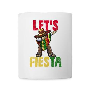 Cinco de Mayo Mexikaner Dabbing - Tasse - Weiß - Vorne