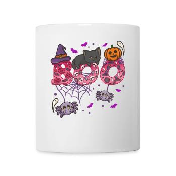 Halloween Boo Halloween-Kostüm - Tasse - Weiß - Vorne