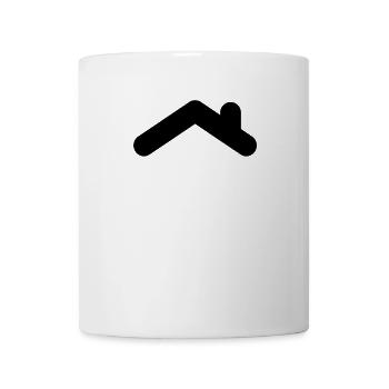 Toit - Mug blanc - blanc - Devant