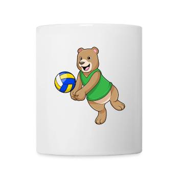 Joueur de volley-ball des Ours Volley-ball - Mug blanc - blanc - Devant