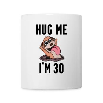 30 ans - 30 ans - Câlin - Mug blanc - blanc - Devant