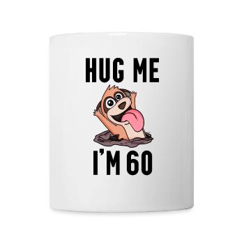 60 ans - 60 ans - Câlin - Mug blanc - blanc - Devant