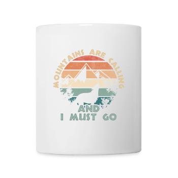 Mountains Are Calling Sunset - Mug - white - Front
