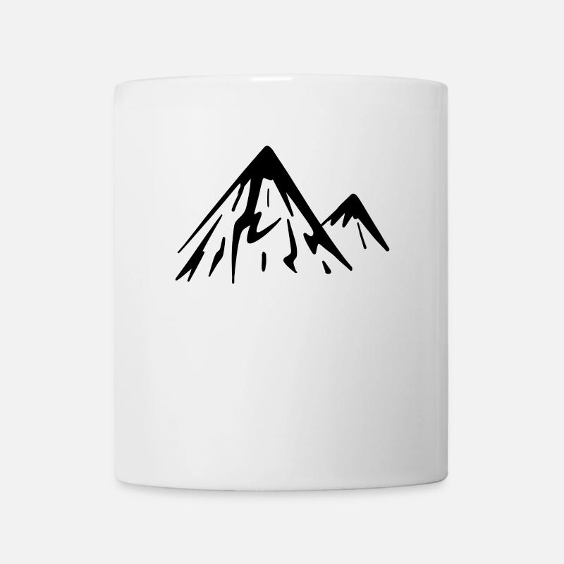 Berg Berge - Tasse - Weiß
