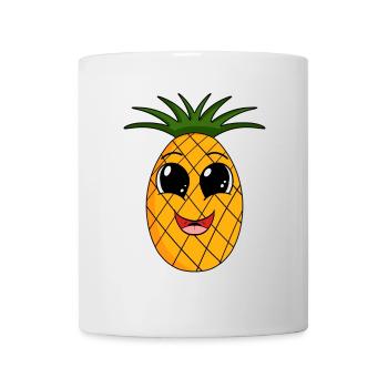 Ananas - Mug blanc - blanc - Devant