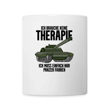 Panzer Militär Geschenk - Tasse - Weiß - Vorne