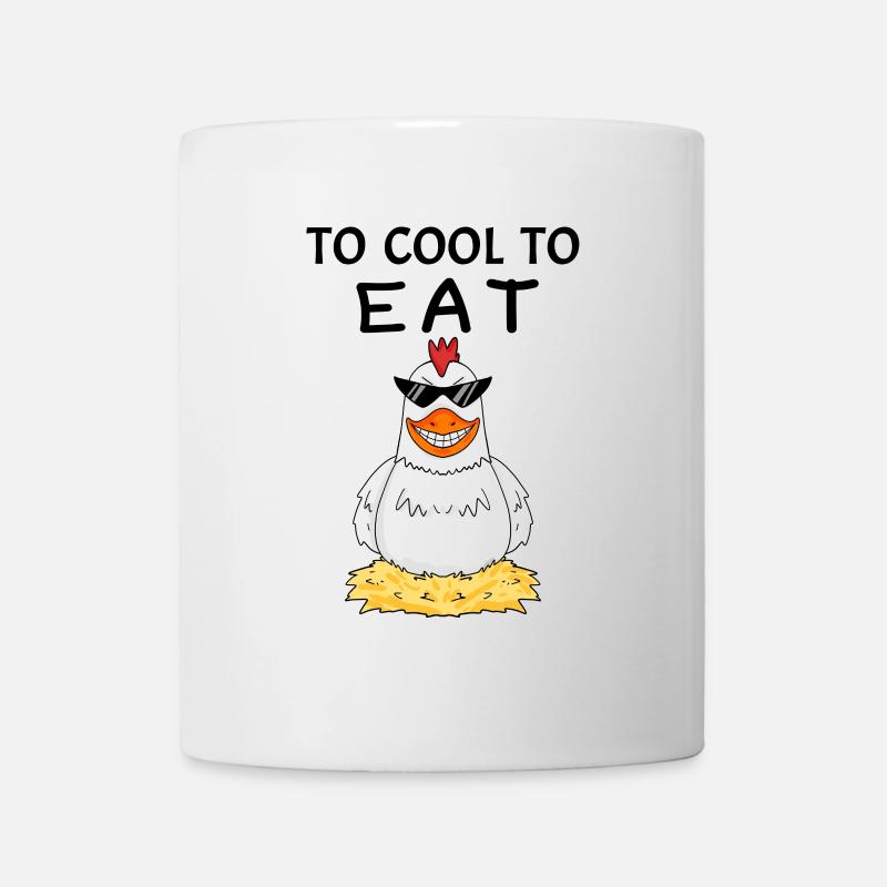 Vegan drôle - Mug blanc - blanc