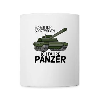 Panzer Militär Geschenk - Tasse - Weiß - Vorne