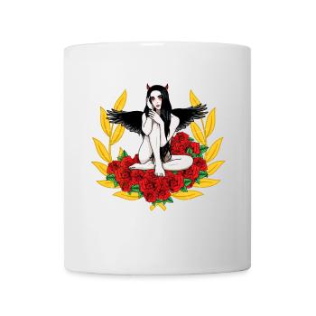 Teuflisch Teufelin Teufelsweib Satansbraten Teufel - Tasse - Weiß - Vorne