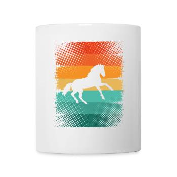 Pferd - Tasse - Weiß - Vorne
