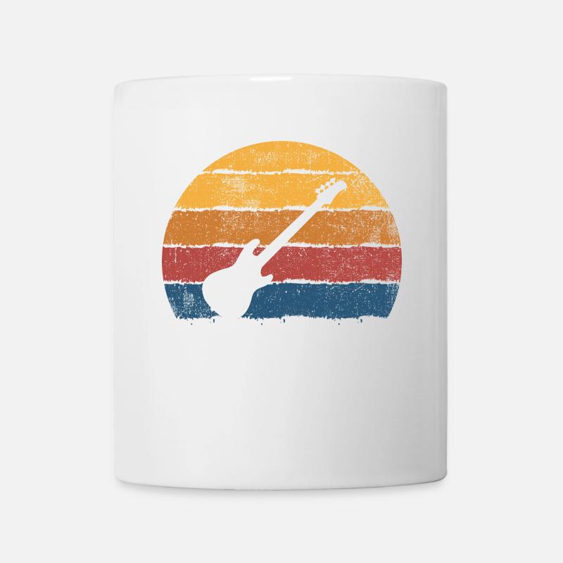 Gitarre Gitarrist - Tasse - Weiß