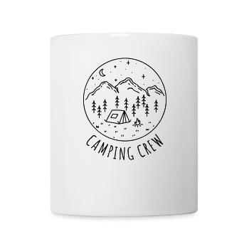 Camping Crew Tent Adventure Camp Nature Camper Team - Mug - white - Front