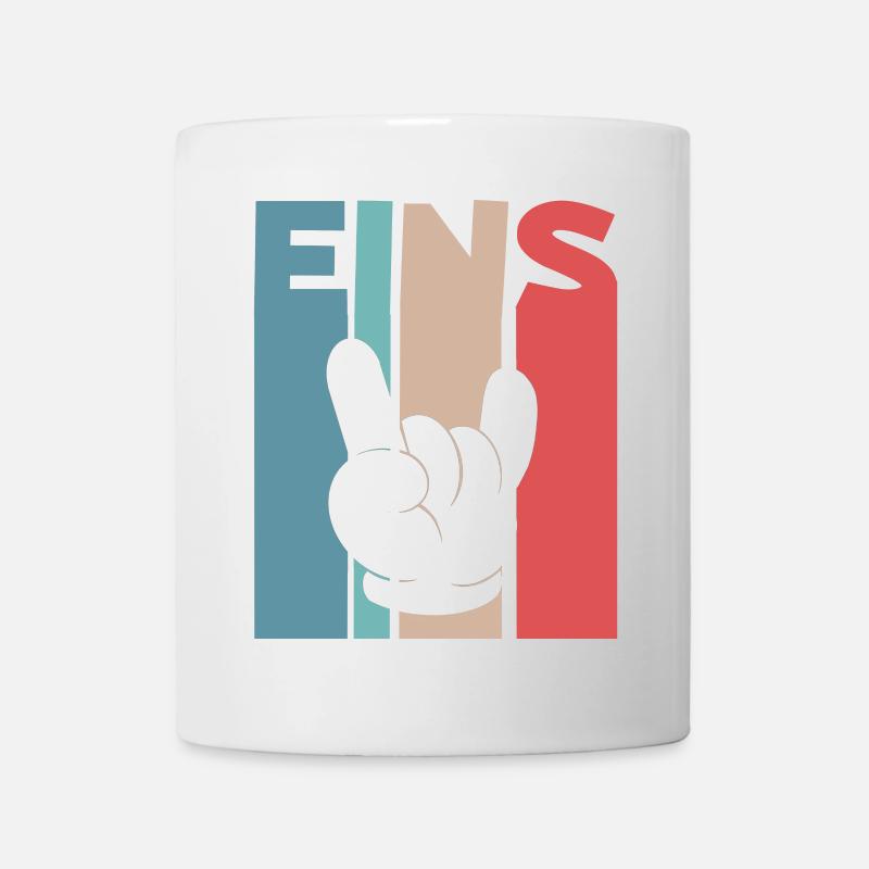 1. Geburtstag Endlich 1 Jetzt Wird Gerockt - Tasse - Weiß