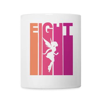 8e anniversaire fille fée - Mug blanc - blanc - Devant