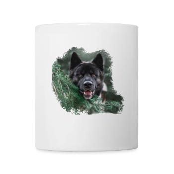 Dog Dog Dog Head Akita Inu Dog Lovers - Mug - white - Front