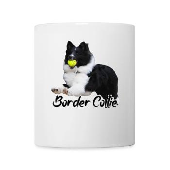 Sheltie Border Collie Dog Sport Collie Pedigree Dog - Mug - white - Front