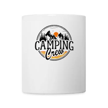 Camping Crew Tent Adventure Camp Nature Camper Team - Mug - white - Front