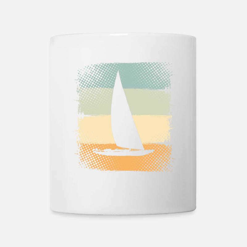 Segelschiff - Tasse - Weiß
