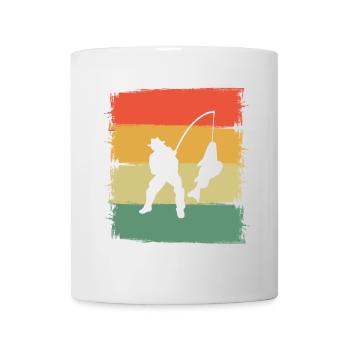 Angler - Tasse - Weiß - Vorne
