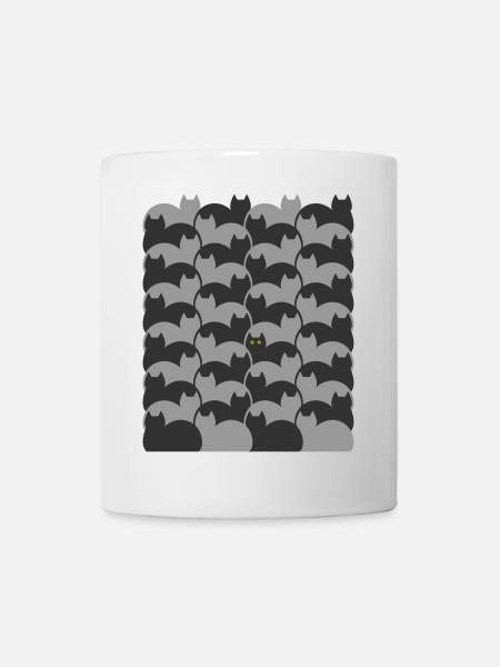 Escher Style Cats texture - Mug - white