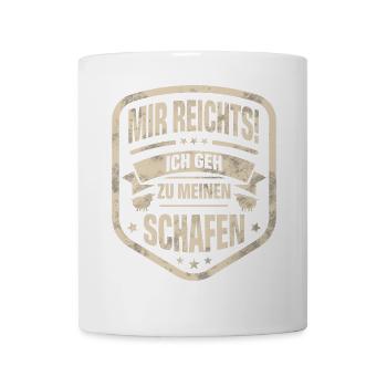 Schaf Schäfer - Tasse - Weiß - Vorne