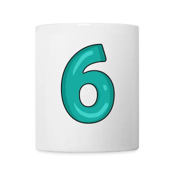 6 - Tasse - Weiß - Vorne