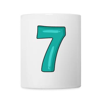 Numéro 7 - Mug blanc - blanc - Devant