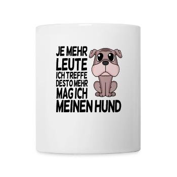 Hundebesitzer Spruch Hunde Hunde - Tasse - Weiß - Vorne