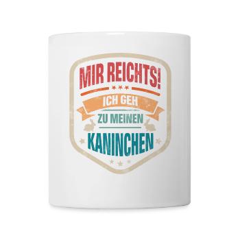 Kaninchen - Tasse - Weiß - Vorne