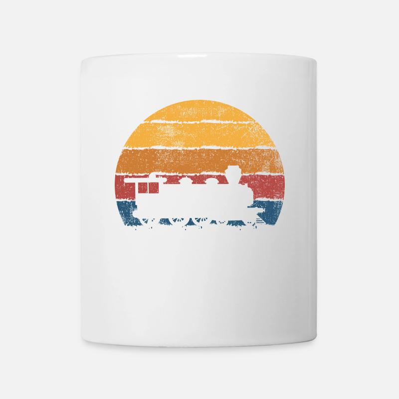 Zug Lokomotive Eisenbahn - Tasse - Weiß