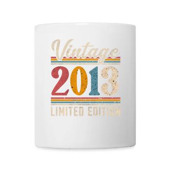 2013 Année de naissance Vintage Retro Vintage - Mug blanc - blanc - Devant
