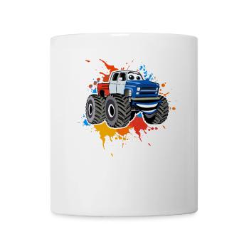 Monstertruck - Tasse - Weiß - Vorne