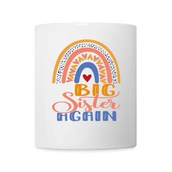 Cadeau grande sœur Big Sister Again - Mug blanc - blanc - Devant