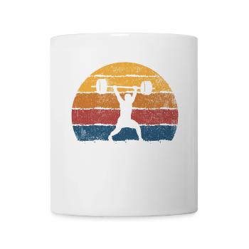Gewichtheben Gewichtheber - Tasse - Weiß - Vorne