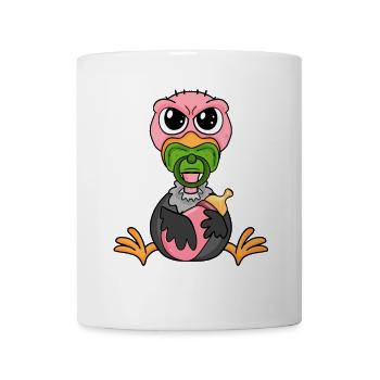 Bébé Vautour - Mug blanc - blanc - Devant