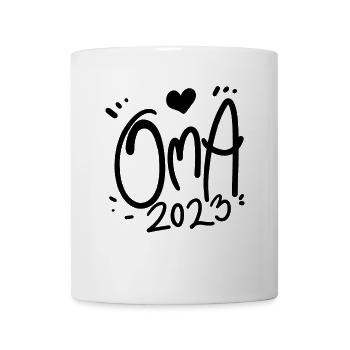 Oma 2023 - Werdende Oma 2023 - Tasse - Weiß - Vorne
