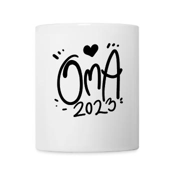 Oma 2023 - Werdende Oma 2023 - Tasse - Weiß - Vorne